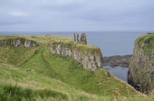 Landschaft am Giants Causeway