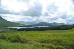 Durch die Highlands in Schottland