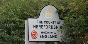 Grenze zwischen Wales und England