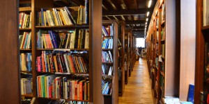 Buchhandlung im Bücherdorf von Wales