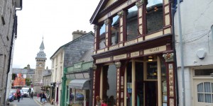 Buchhandlung im Bücherdorf von Wales