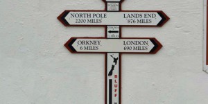 Schild in John o'Groats