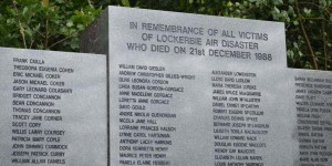 Mahnmal an das Lockerbie-Unglück