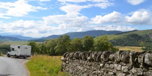 Am geografischen Mittelpunkt von Schottland