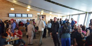 Wartehalle auf dem Gipfel