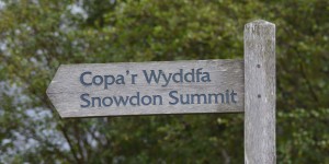 Wanderung zum höchsten Berg von Wales