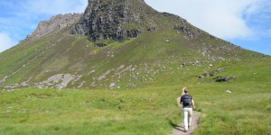 Michael Moll auf dem Wanderweg