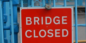 Brücke geschlossen