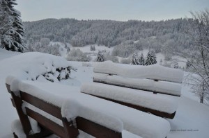 Schnee beim Wandern