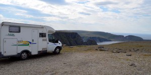 Wohnmobil am Nordkap