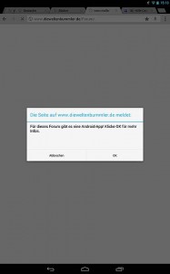 App für das Forum