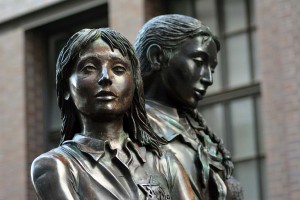 Kindertransportdenkmal am Bahnhof Friedrichstraße