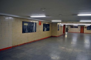 Ausstellung in der S-Bahnstation
