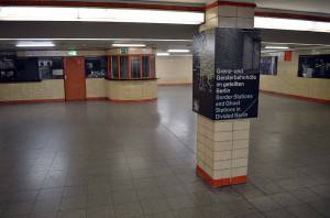 Ausstellung in der S-Bahnstation
