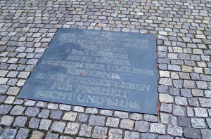 Innenhof im Bendler-Block