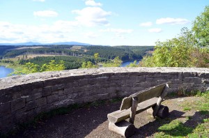 Ausblick auf die Rappbodetalsperre