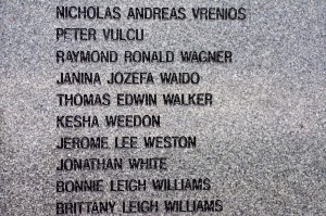 Namen der Lockerbie-Opfer