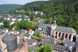 Panorama ueber Heimbach