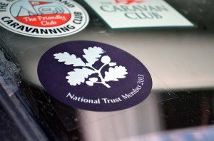 Autoaufkleber vom National Trust