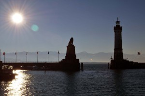 Hafeneinfahrt am Bodensee