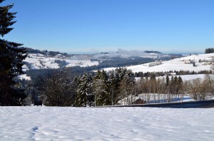 Weite Landschaft im Allgäu