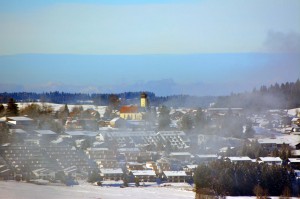 Weite Landschaft im Allgäu