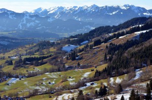 Ausblick über das Allgäu