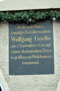 Goethes Schlafplatz