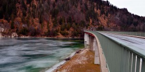Eis auf dem Sylvensteinsee