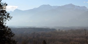 Ausblick auf die Alpen