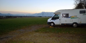 Stellplatz auf einem Bauernhof