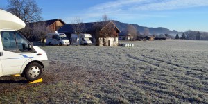 Stellplatz auf einem Bauernhof