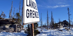 Landesgrenze nach Tschechien