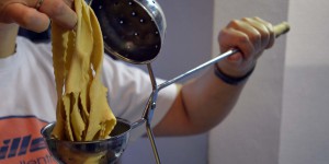 Herstellung von Schneeballen