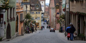 Straße in Rothenburg