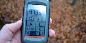 GPS-Gerät am Konfluenzpunkt