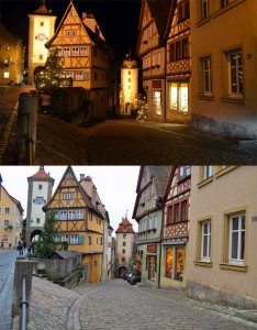 Tag und Nacht Vergleich