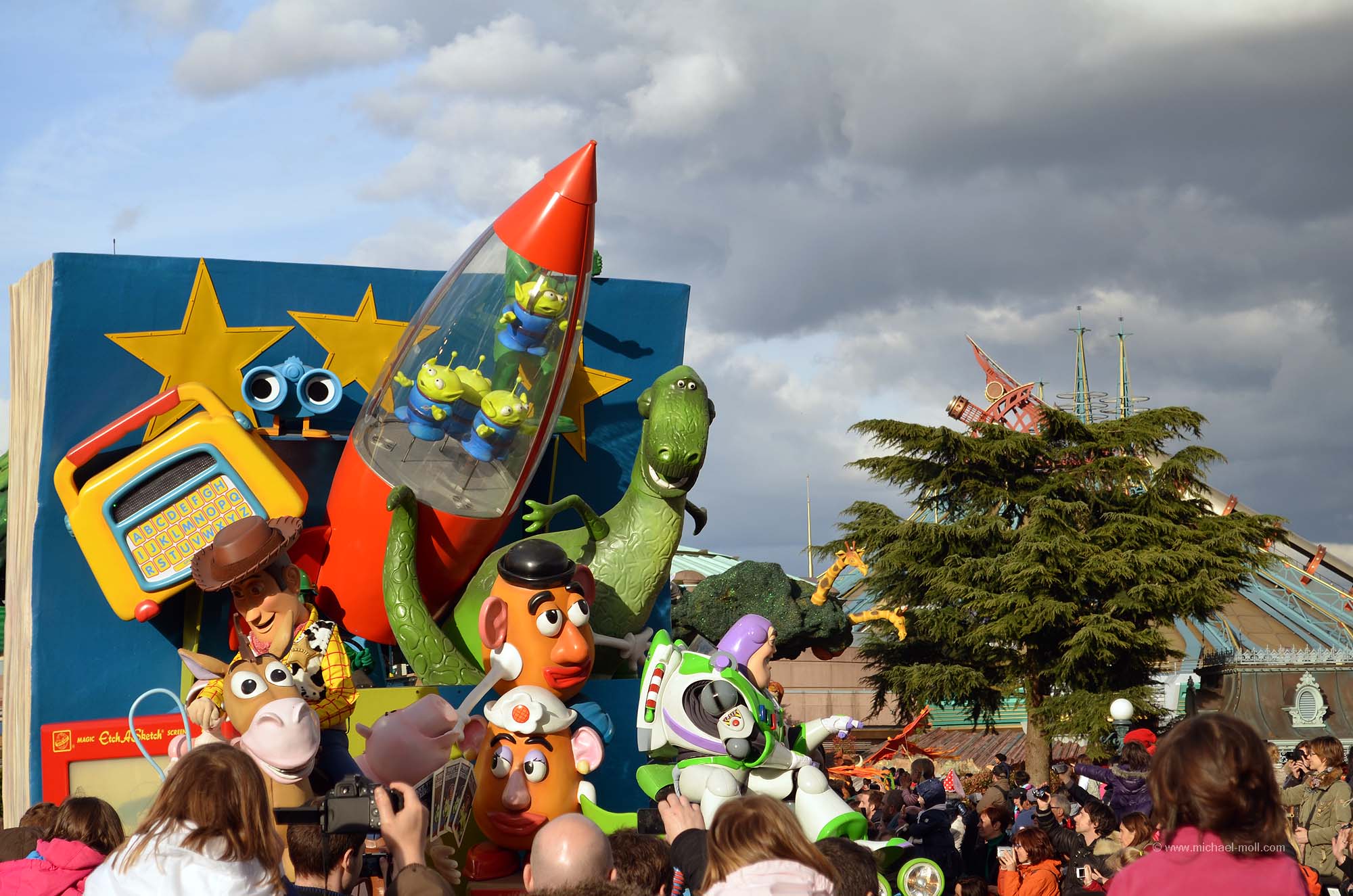 Parade mit Toy Story
