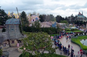 Ausblick auf das Disneyland