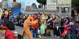 Parade in den Studios