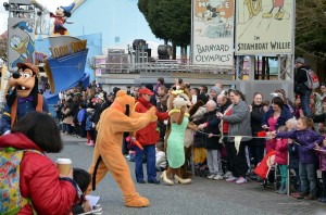 Parade in den Studios