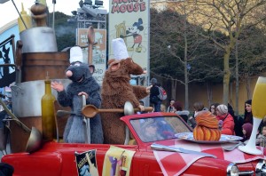 Parade in den Studios