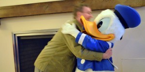 Glücklich mit Donald