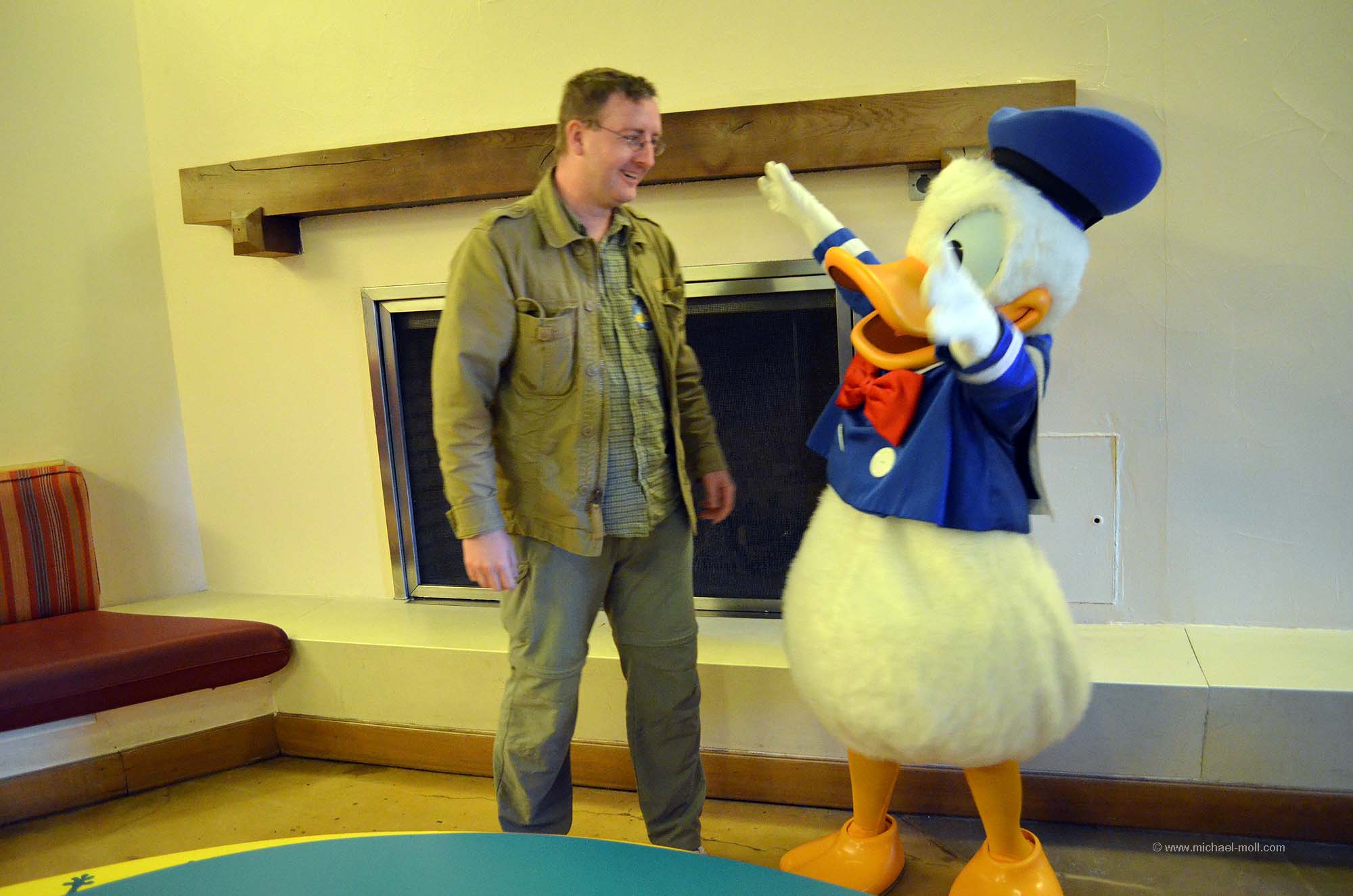 Glücklich mit Donald