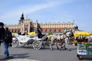 Kutsche auf dem Rynek