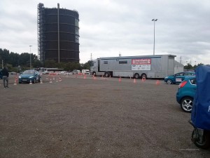 Testgelände neben dem Gasometer Oberhausen