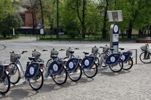Mietfahrräder in Krakau