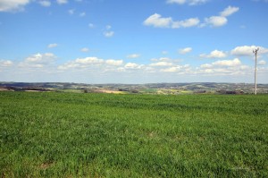 Landschaft in Südpolen