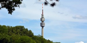 In der Ferne ist der Florian zu sehen