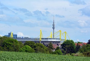 Ausblick bis zum Signald-Iduna-Park und zum Florian